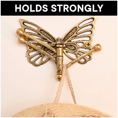 Brass Butterfly Swivel Tri Arm Hook