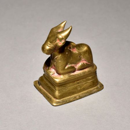 Nandi (Bull) Of Lord Shiva Vahan Of Brass