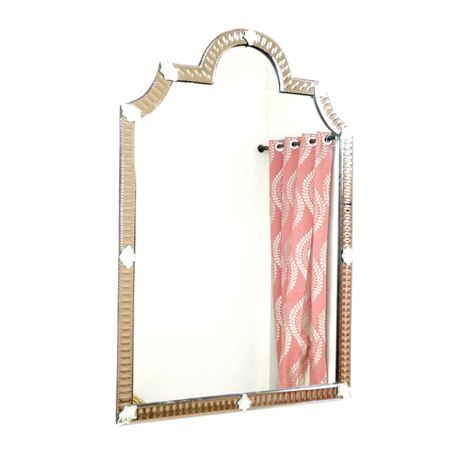 Textured Arch Wall Mirror