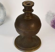 Handcrafted Finest Brass Hookah Base for Unique Floral Decoration