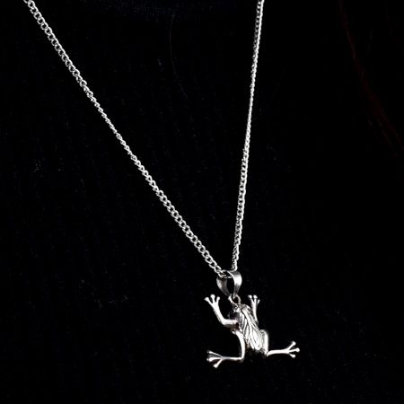 Jumping Tree FrogÂ 92.5 Sterling Silver Pendant