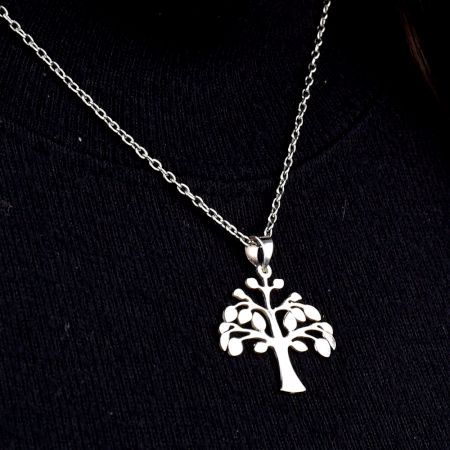 Tree Of Life 92. 5 Sterling Silver Pendant Necklace
