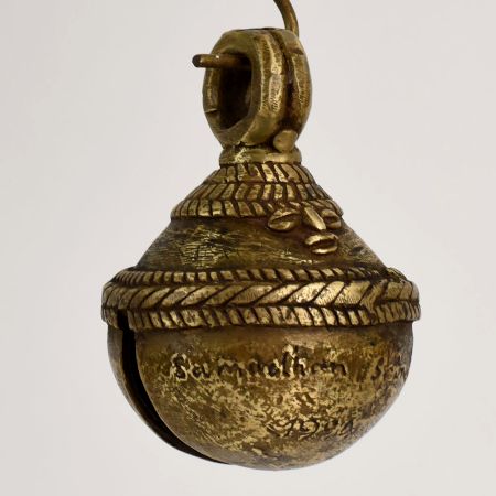Traditional Northern India Vintage Cow Bell Made of Bell Metal