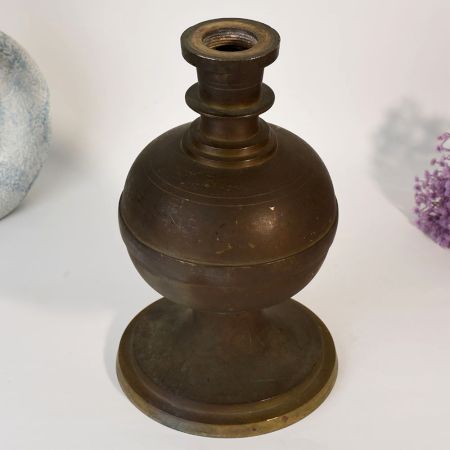 Handcrafted Finest Brass Hookah Base for Unique Floral Decoration