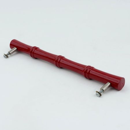 Red handmade Wooden Door Handles for Dresser-1 Piece (11 Inches)