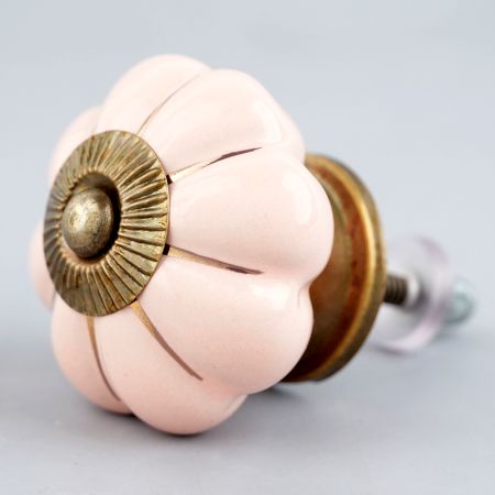 Pink Gold Line Medium Knob
