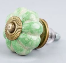Sea Green Melon Drawer Knob