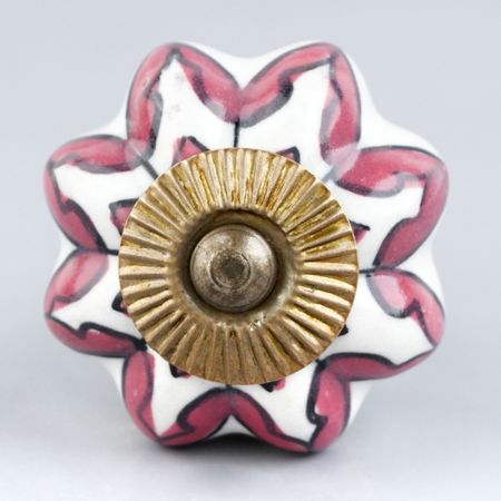 Pink Dahlia Medium Knob