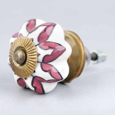 Pink Dahlia Medium Knob