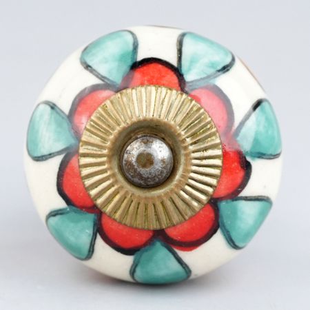 Red Various Colors Knob