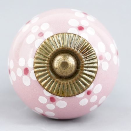 Pink Tiny Flower Dresser Knob