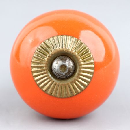 Orange Round Knob