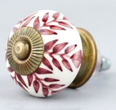 Cherry Floral Knob