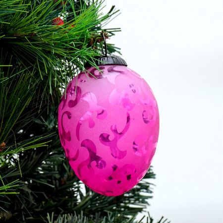 Pink Avocado Christmas Hanging