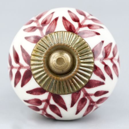 Cherry Floral Knob