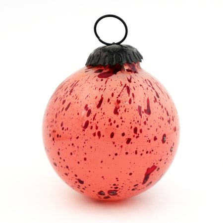 Round Decorative Rose Gold Ava Mercury Hanging Ornament