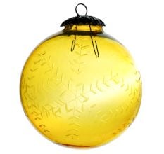 Yellow Leaf Cut Christmas Hanging Online