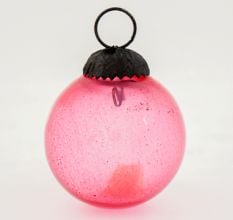 Pink Round Christmas Hanging