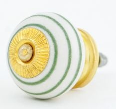 White Green Knob