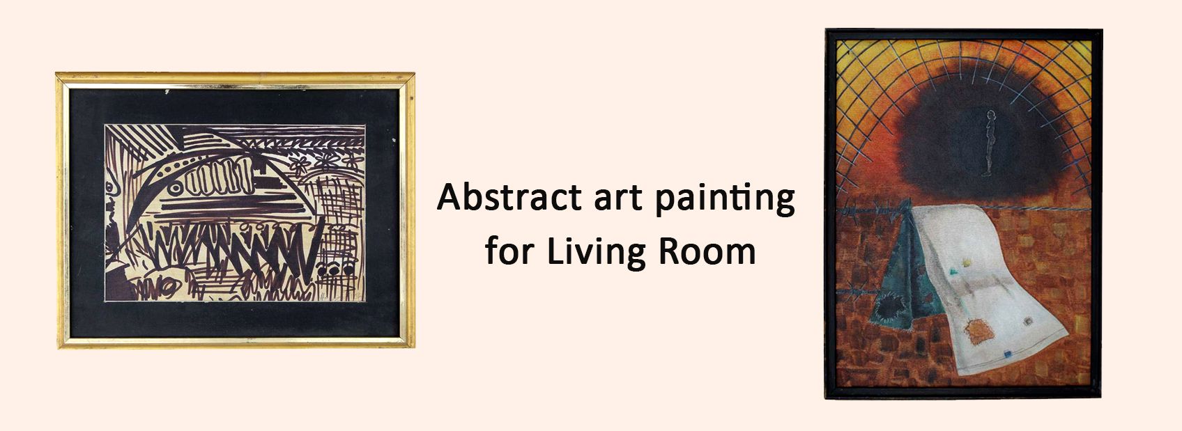 Abstract art painting for Living Room